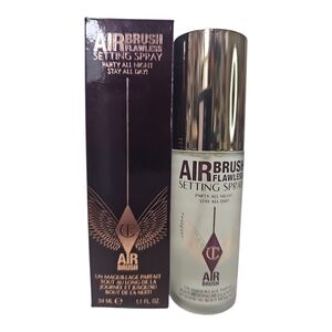 NEW In Box Charlotte Tilbury Airbrush Flawless Setting Spray‎ 34 Ml Alcohol free